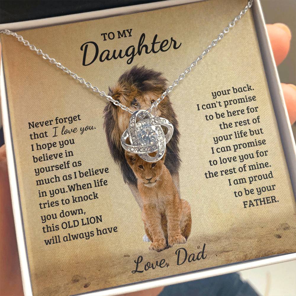 Daughter - Never Forget I Love You - Love Dad - INCLUDES FREE SHIPPING