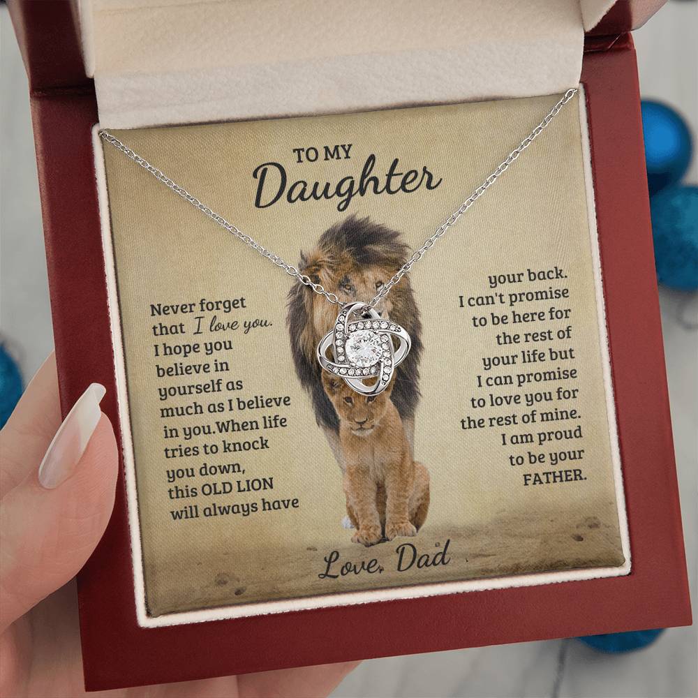 Daughter - Never Forget I Love You - Love Dad - INCLUDES FREE SHIPPING