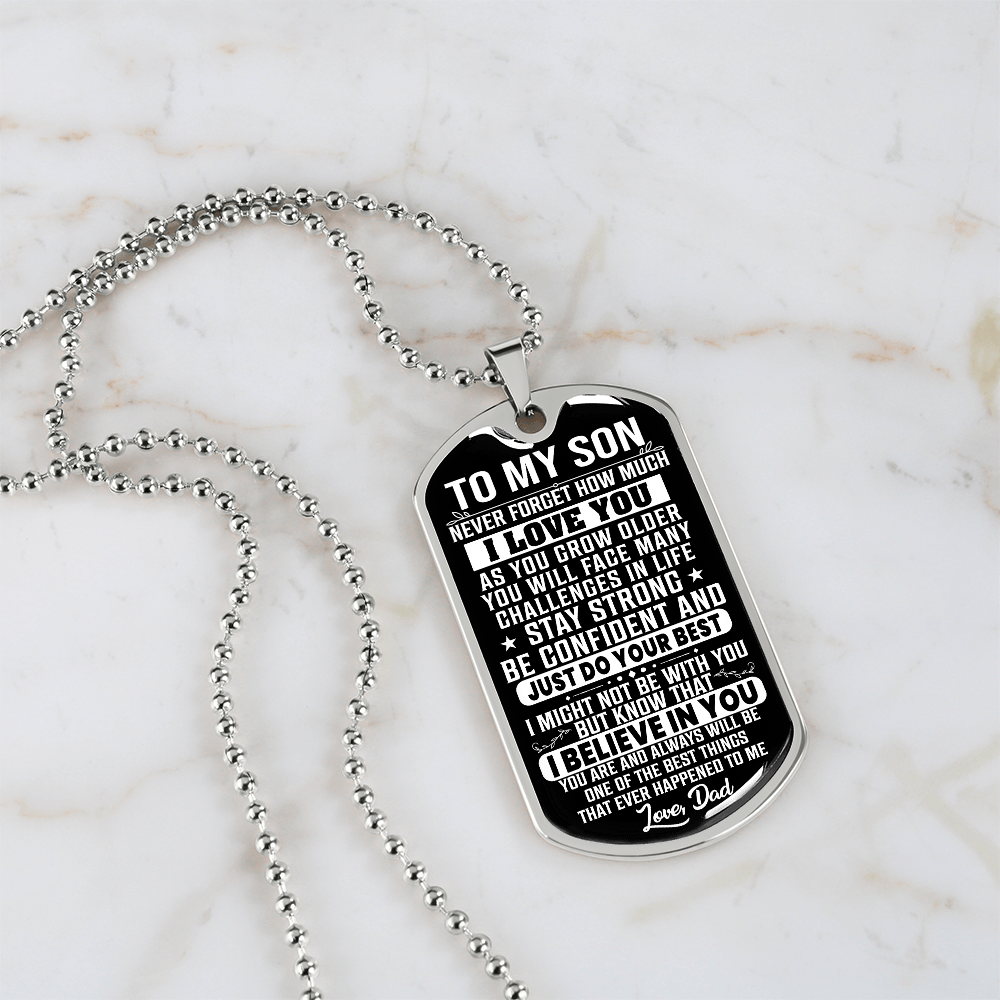 Son - Stay Strong - Love Dad  - INCLUDES FREE SHIPPING