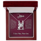 [Almost Sold Out] Mom - I Love You - Love Knot Necklace