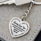 Daddy Loves You - Heart Keychain
