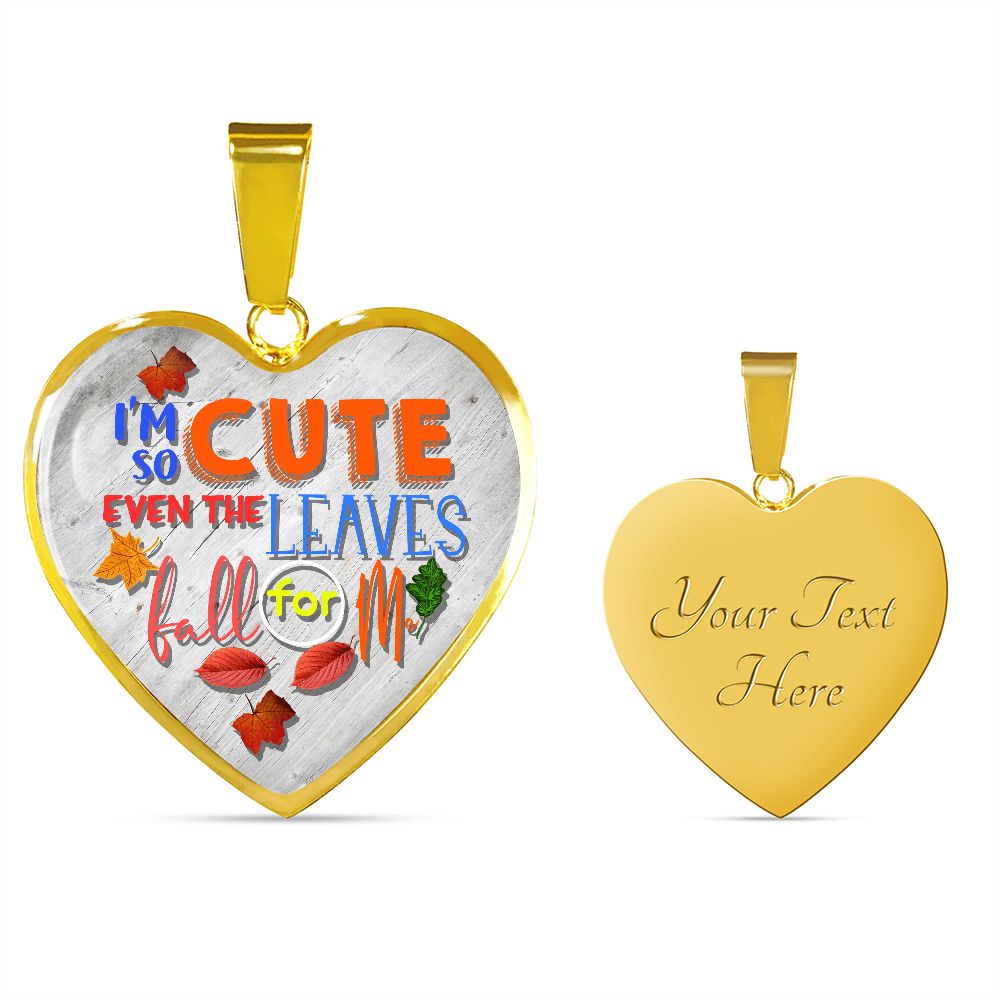 I'm So Cute, Even The Leaves Fall For Me