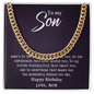 Son - Future Possibilities - Cuban Link Chain