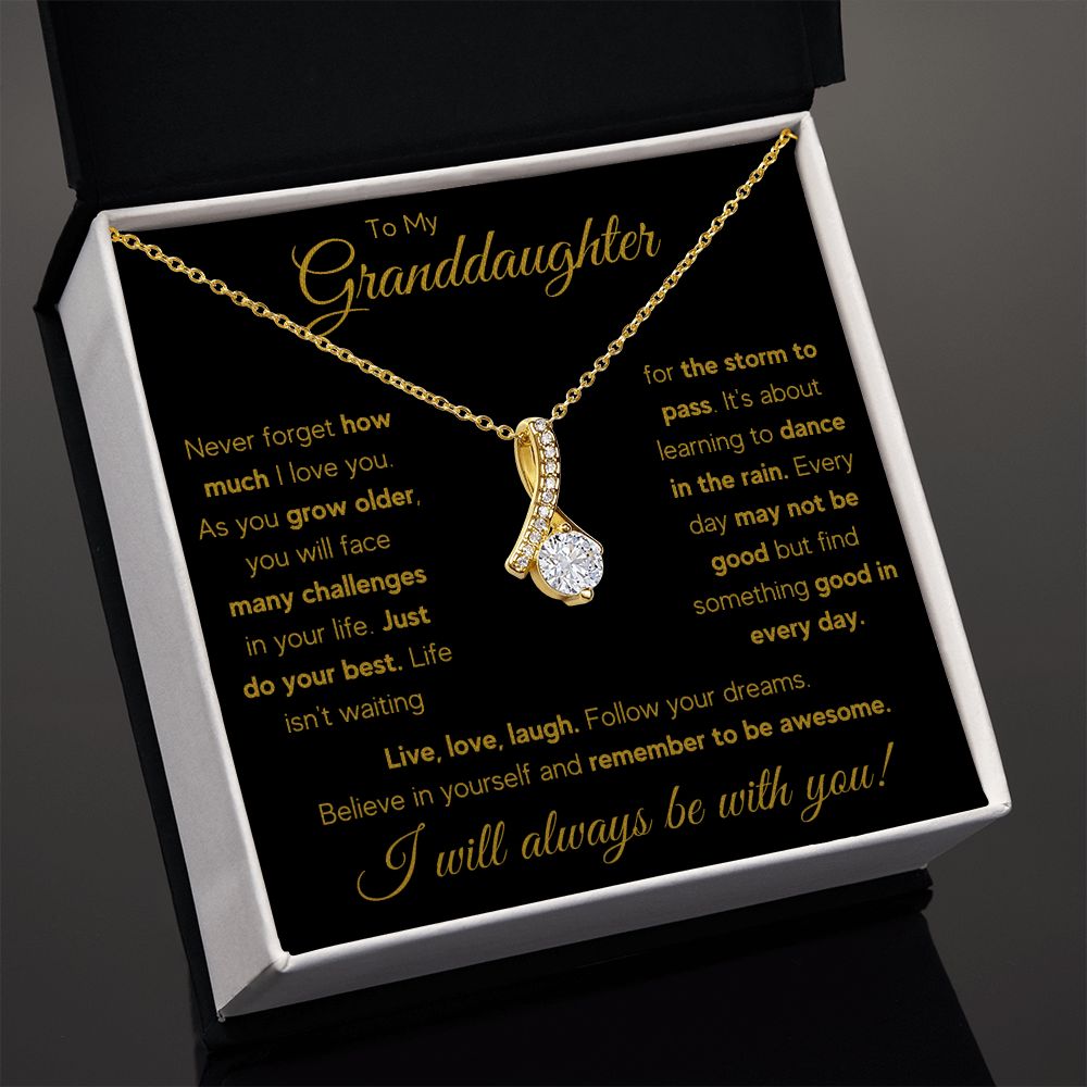 Granddaughter - Never Forget How Much I Love You