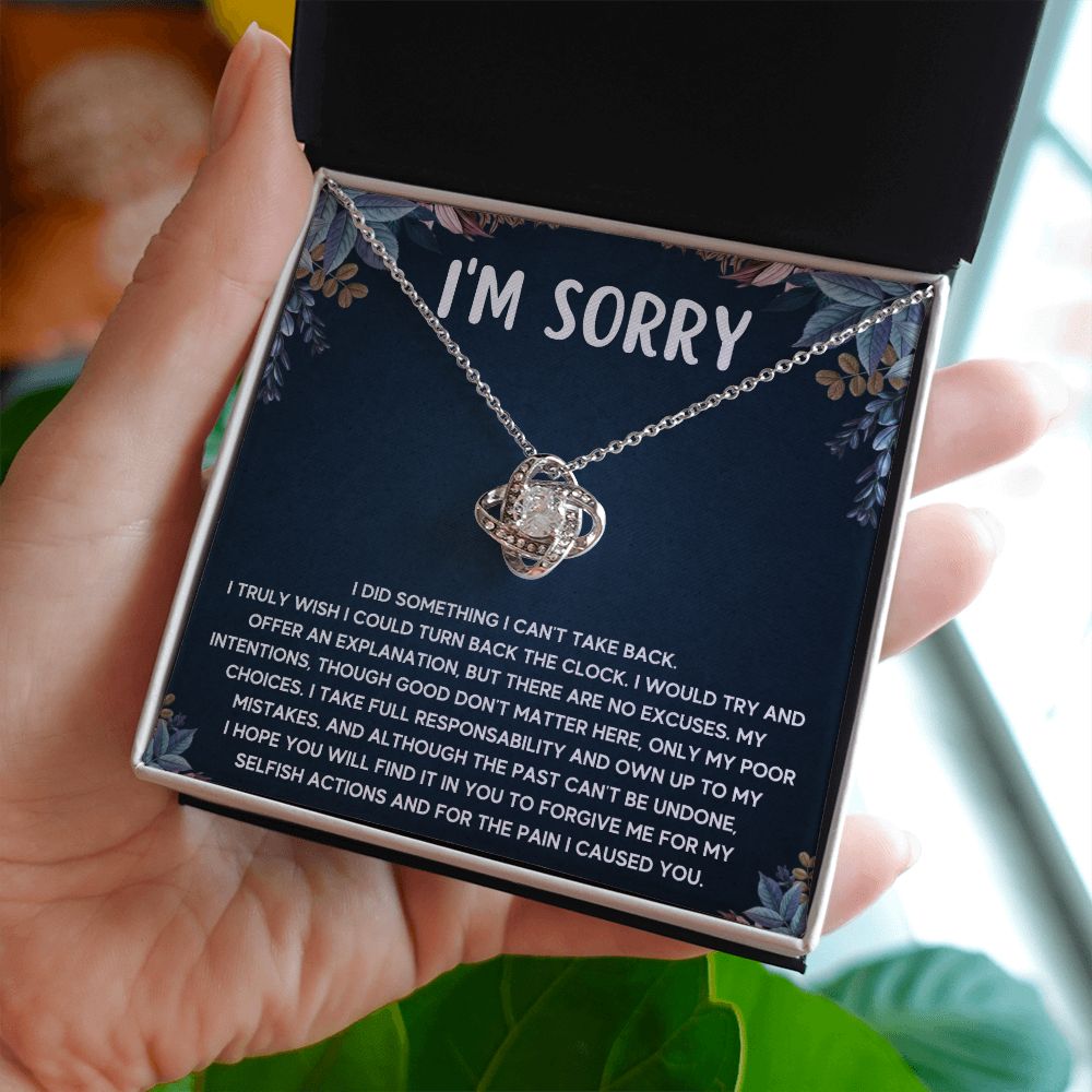 apology gifts for her please forgive me i love you necklace i'm sorry gifts for her sorry card for her gf gifts jewelry box for girlfriend
