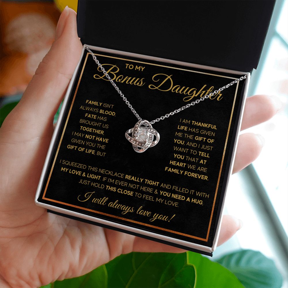 Bonus Daughter Gifts From Stepdad Stepmom Like A Daughter To Me Jewelry daughter in law necklace gift for daughter in law