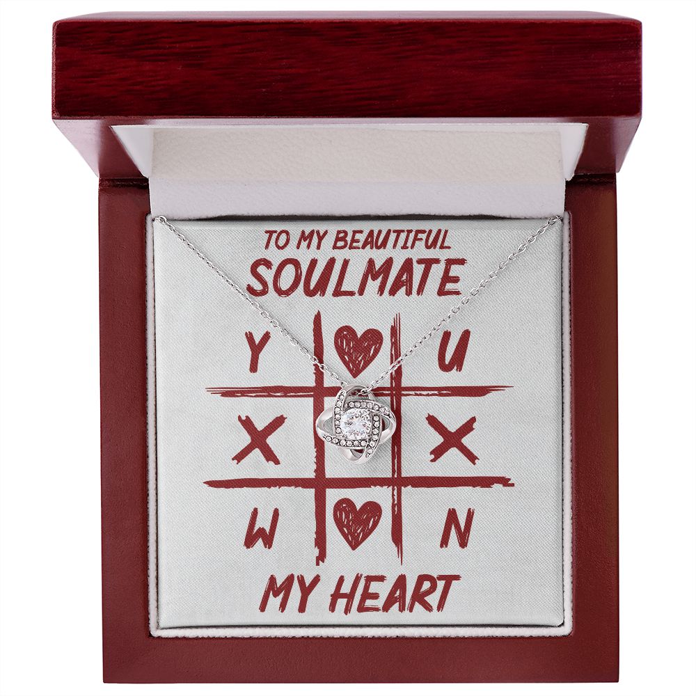 To My Beautiful Soulmate - Love Knot Necklace