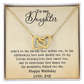 Daughter - Dreams - Interlocking Hearts Necklace
