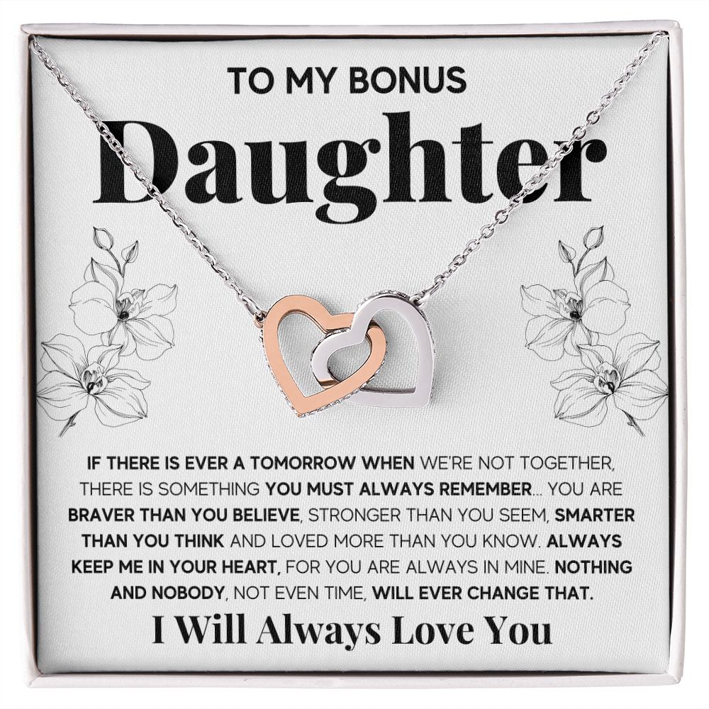 Bonus Daughter Gifts From Stepdad Stepmom Like A Daughter To Me Jewelry daughter in law necklace gift for daughter in law