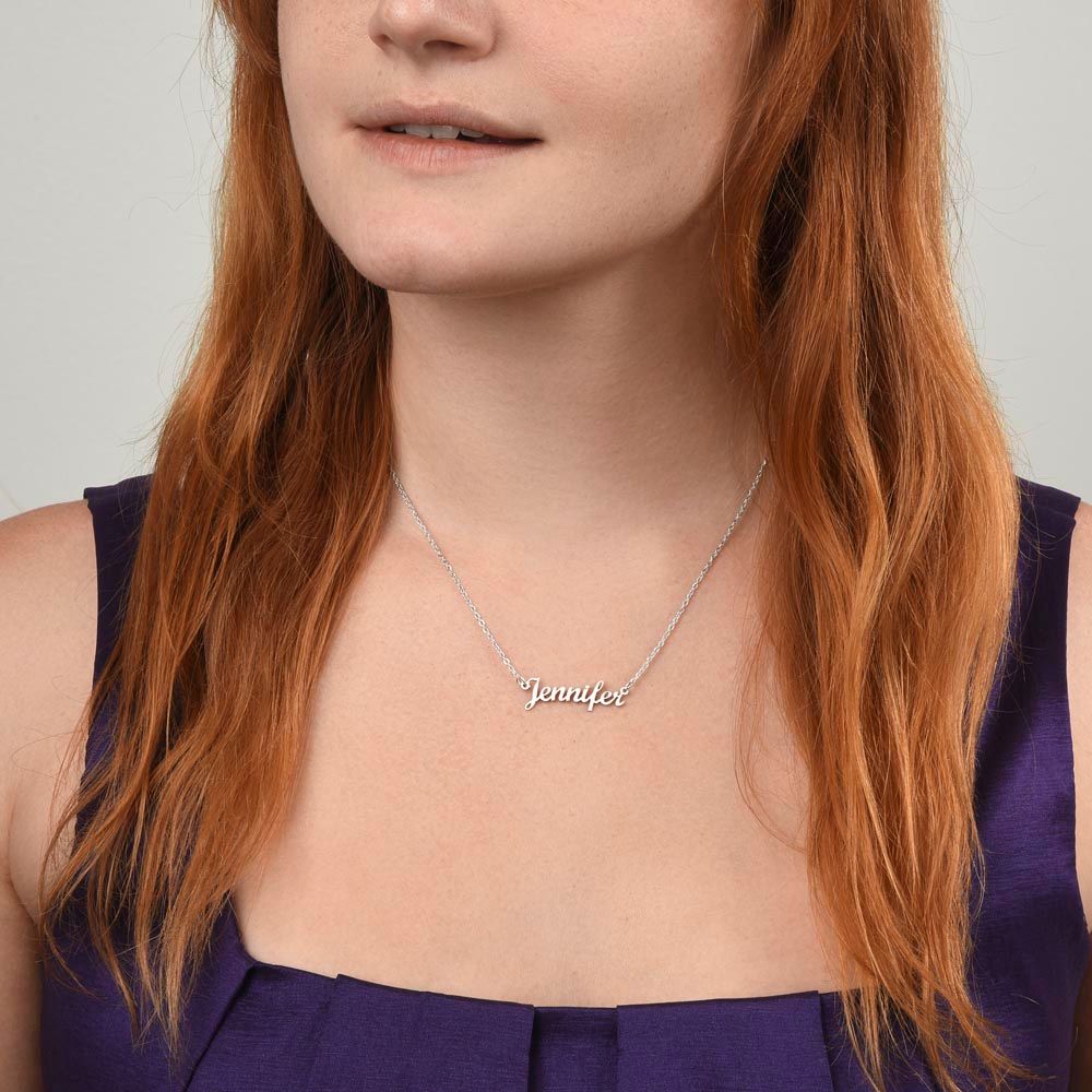 Daughter - I Believe in You - Name Necklace